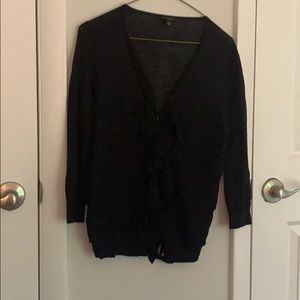 Ann Taylor black cardigan sweater